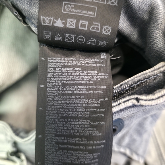 G-Star Raw 5620 3D Zip Knee Skinny Jeans Vintage Oreon Grey Destroyed Sz 29/32 - Picture 8 of 8